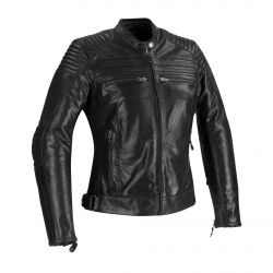 Blouson cuir femme Bering Lady Morton noir