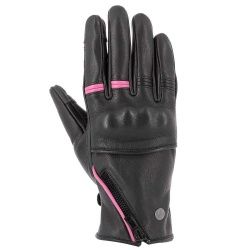 Gants femme V'Quattro Murano 18 Lady noir/rose