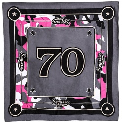 Bandana femme Segura gris rose