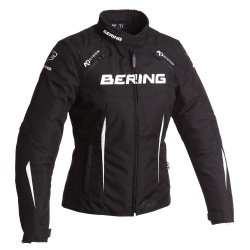 Blouson textile femme Bering LADY KATNISS noir/blanc