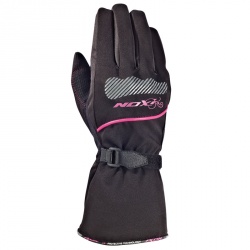 Gants Ixon Fin de serie PRO SPY LADY HP NOIR BLANC FUSHIA