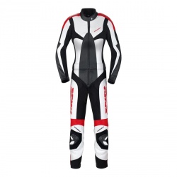 Combinaison piste femme Spidi POISON noir/rouge