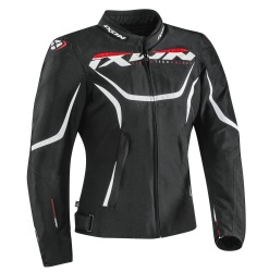 Blouson textile femme Ixon SPRINTER LADY noir/blanc