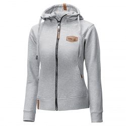 Sweat capuche femme Zip-Hoodie 46 gris