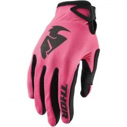 Gants cross femme Thor Sector rose