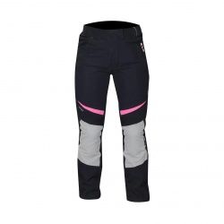 Pantalon textile femme RST Ladies Gemma noir/rose