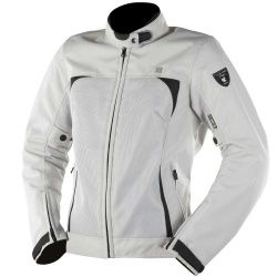 Blouson textile femme V'Quattro Tarah gris/noir