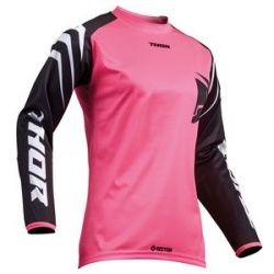 Maillot cross Thor SECTOR ZONES BLACK PINK FEMME 2019