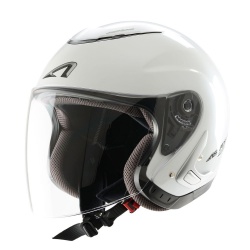 Casque Jet femme Astone Ks Mono Color blanc