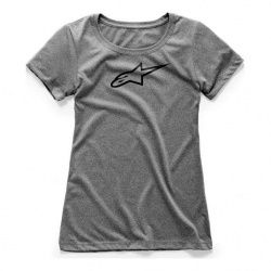 Tee-shirt femme Alpinestars Ageless grey heather