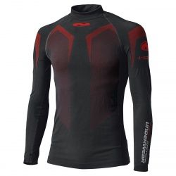 Maillot technique femme Held 3D-Skin Warm Top noir/rouge