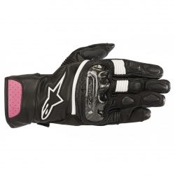 Gants cuir femme Alpinestars Stella SP-2 V2 noir/fushia