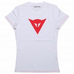 T-Shirt manches courtes Dainese SPEED DEMON LADY - WHITE RED