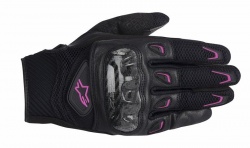 Gants femme Alpinestars STELLA SMX-2 AIR CARBON noir/rose