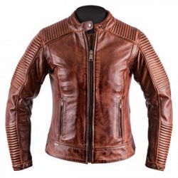 Blouson Helstons RAZZIA - cuir CRUST (femme)