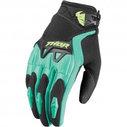Gants cross femme Thor Spectrum noir/turquoise