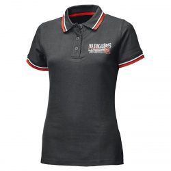 Polo femme Held Bikers noir/rouge