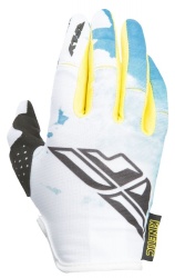 Gants cross femme Fly Racing Kinetic bleu/blanc