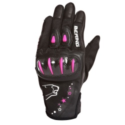 Gants femme Bering LADY CYNTHIA noir/fuschia