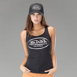 Débardeur femme Von Dutch Eva noir
