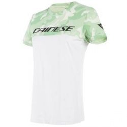 T-Shirt manches courtes Dainese CAMO TRACKS LADY - WHITE