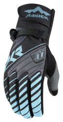 Gants femme Icon Raiden DKR noir/bleu