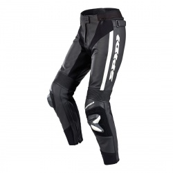 Pantalon cuir femme Spidi RR PRO LADY noir/blanc