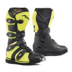 Bottes cross Forma COUGAR NOIR/JAUNE FLUO (enfants/femmes) 2019