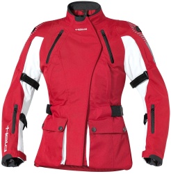 Veste textile femme Held TAMIRA rouge/blanc