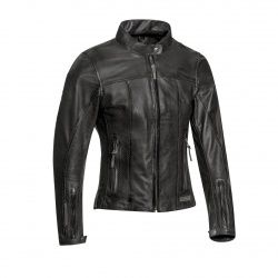 Blouson cuir femme Ixon Crank Air Lady noir