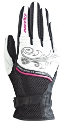Gants femme Ixon RS SHINE HP noir/blanc/fushia