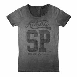 Tee-shirt femme Acerbis SP Club Varsity graphite