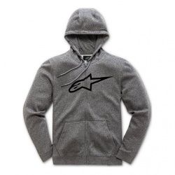 Sweat zippé à capuche femme Alpinestars Ageless heather/noir