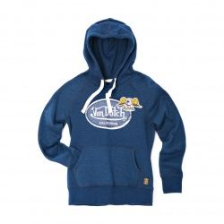 Sweat à capuche femme Von Dutch Aaron bleu