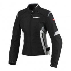 Blouson textile femme Spidi FLASH TEX LADY noir/gris