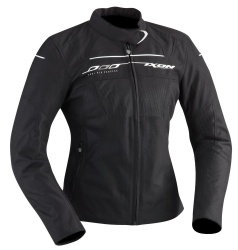 Blouson textile femme Ixon HELIA noir/blanc