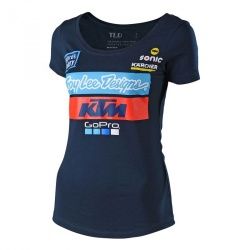 Tee-shirt femme Troy Lee Designs KTM 2018 navy