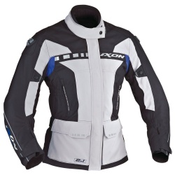 Veste textile femme Ixon CORSICA LADY gris/noir/bleu