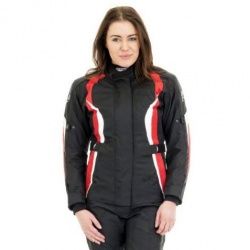 Blouson textile femme RST Ladies Diva III rouge