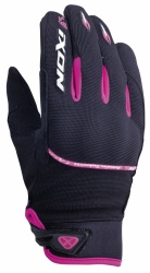 Gant moto Ixon RS LIFT LADY HP Noir/blanc/fushia
