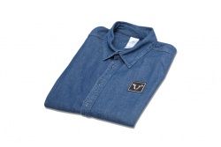 Chemise denim femme SW-MOTECH Legend Line bleu