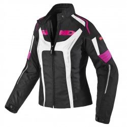 Blouson textile femme Spidi TRONIK TEX LADY noir/fushia