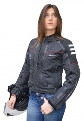 Blouson Textile Femme Jollisport Double J Noir