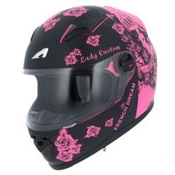 Casque Astone GT2 - GRAPHIC KIDS - LADY CUSTOM BLACK PINK