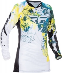 Maillot cross femme Fly Racing Kinetic jaune