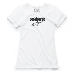 Tee-shirt femme Alpinestars Heritage Blaze blanc