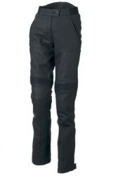 Pantalon cuir Bering Lady Serum GX noir - Coupe longue
