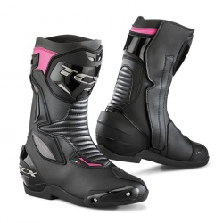 Bottes route femme TCX SP Master Lady noir/rose