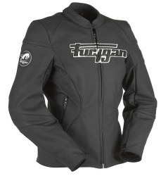 Blouson cuir femme Furygan KALI noir/blanc
