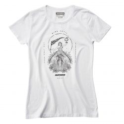 Tee-shirt femme Spidi Lady Flag blanc
